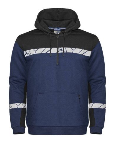 7104 SUDADERA CON CAPUCHA 1/2 ZIP 7104 SUDADERA CON CAPUCHA 1/2 ZIP 9910-VIS NEW WAVE