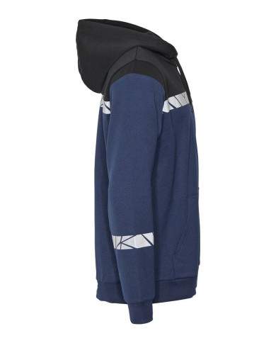 7104 SUDADERA CON CAPUCHA 1/2 ZIP 7104 SUDADERA CON CAPUCHA 1/2 ZIP 9910-VIS NEW WAVE