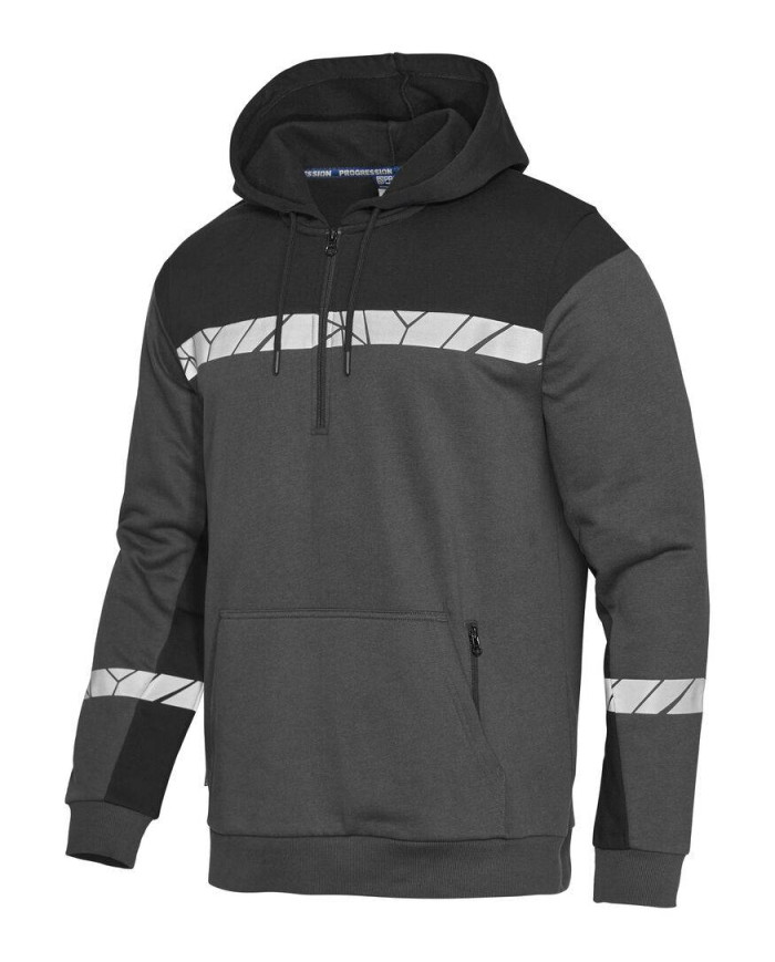 7104 SUDADERA CON CAPUCHA 1/2 ZIP 7104 SUDADERA CON CAPUCHA 1/2 ZIP 9910-VIS NEW WAVE