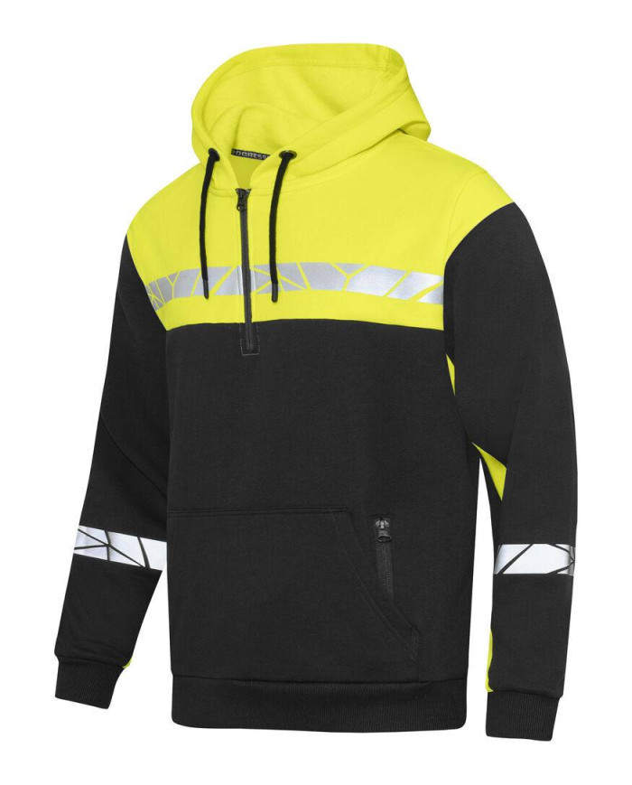 7104 SUDADERA CON CAPUCHA 1/2 ZIP 7104 SUDADERA CON CAPUCHA 1/2 ZIP 9910-VIS NEW WAVE