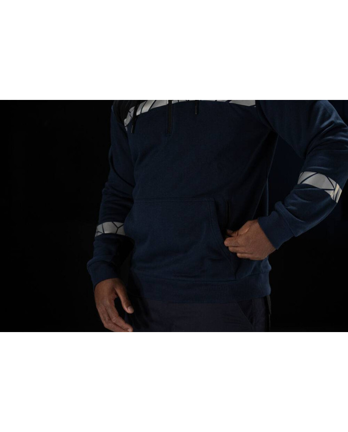 7104 SUDADERA CON CAPUCHA 1/2 ZIP 7104 SUDADERA CON CAPUCHA 1/2 ZIP 9910-VIS NEW WAVE