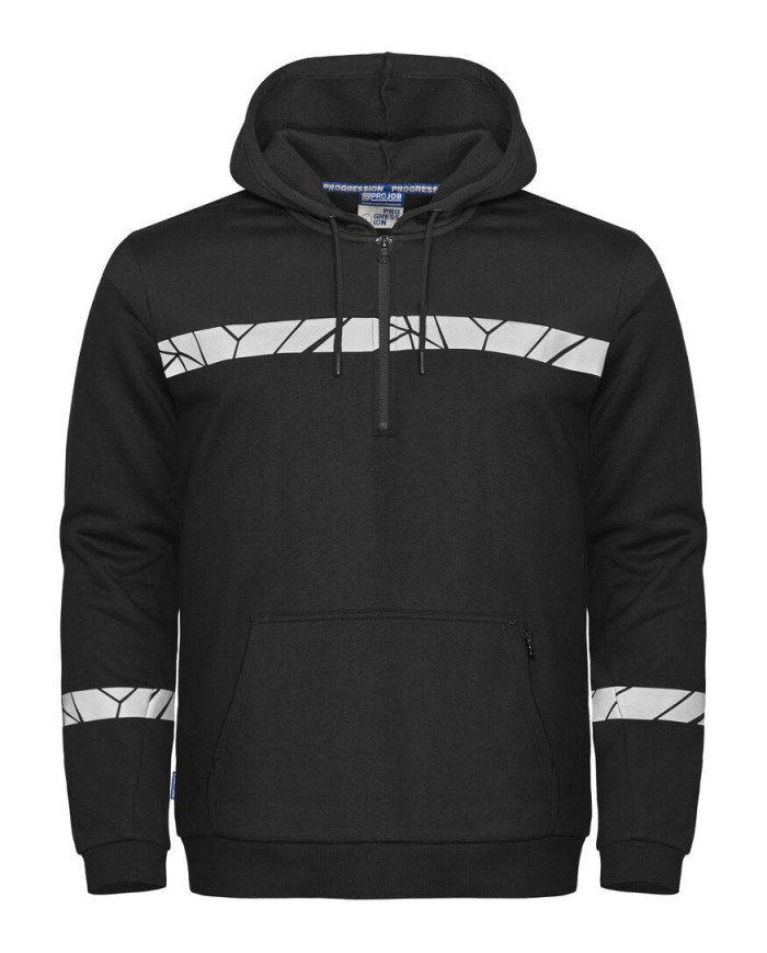 7104 SUDADERA CON CAPUCHA 1/2 ZIP 7104 SUDADERA CON CAPUCHA 1/2 ZIP 9910-VIS NEW WAVE