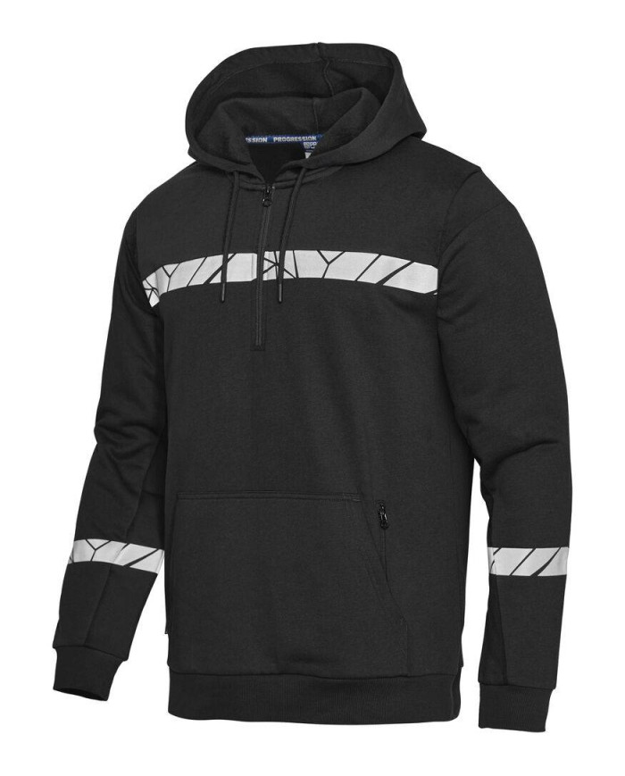 7104 SUDADERA CON CAPUCHA 1/2 ZIP 7104 SUDADERA CON CAPUCHA 1/2 ZIP 9910-VIS NEW WAVE