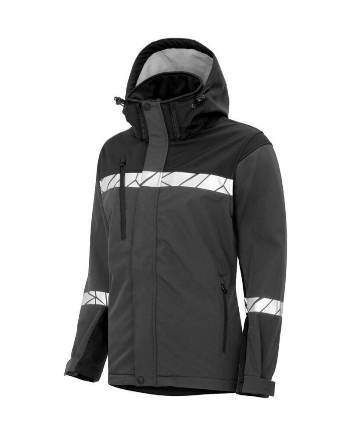 7417 CHAQUETA SOFTSHELL MUJER 7417 CHAQUETA SOFTSHELL MUJER 9910-VIS NEW WAVE