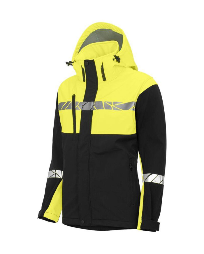 7417 CHAQUETA SOFTSHELL MUJER 7417 CHAQUETA SOFTSHELL MUJER 9910-VIS NEW WAVE