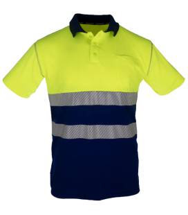 Polo Alta Visibilidad Bicolor Manga Corta. Prima Recon