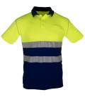 Polo Alta Visibilidad Bicolor Manga Corta. Prima Recon