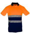 Polo Prima Recon Alta Visibilidad Bicolor Manga Corta