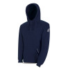 Sudadera azul marino poliéster/algodón con capucha. 280 gr MARCA