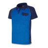 POLO "TÉCNICA" azul marino/azulina poliéster 135 gr MARCA