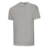 Camiseta gris algodón 145 gr. Manga corta MARCA