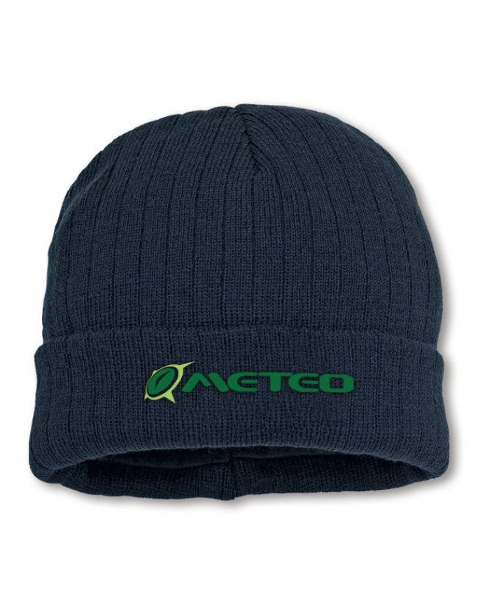 Gorro de punto acrílico con forro polar interior MARCA