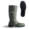 Bota de agua verde de seguridad (S5) PVC/Nitrilo caña alta. Dunlop 142VP