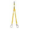 Cinta Elástica en "Y" STEEL FLEX con absorbedor y mosquetones STEELPRO