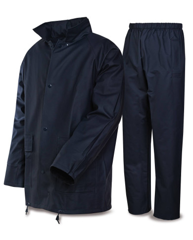 Traje de agua PU/PVC/PES azul marino 300 g METEO
