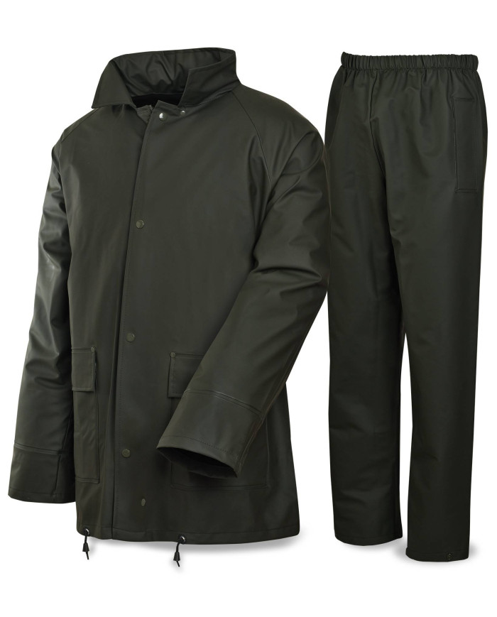 Traje de agua PU/PVC/PES verde 300 g METEO