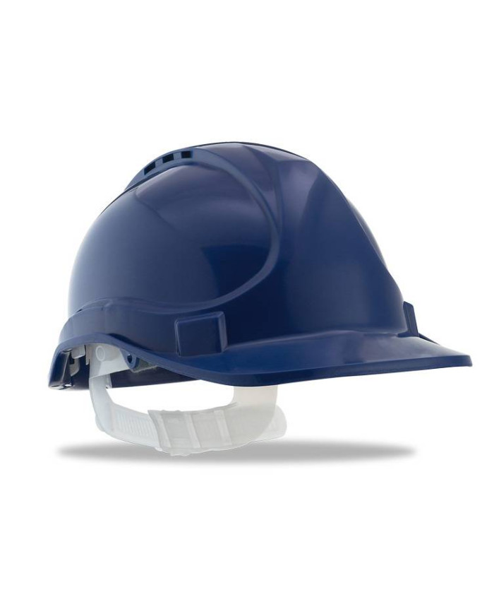 Mod. "STRIKE". Casco de protección cierre de cinta. Color Azul STEELPRO