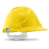 Mod. "STRIKE". Casco de protección cierre de cinta. Color Amarillo STEELPRO