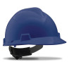 Mod. "ROLLER". Casco de protección cierre ruleta y arnés textil. Color Azul STEELPRO