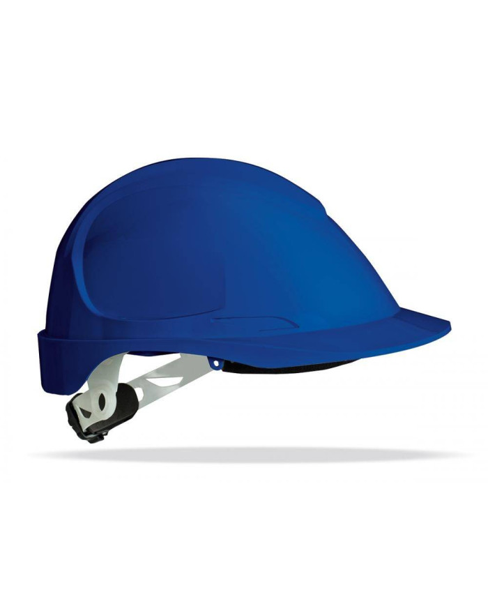 Mod. "THOR". Casco de protección para la industria eléctricamente aislante, cierre ruleta, arnés textil 6 puntos STEELPRO