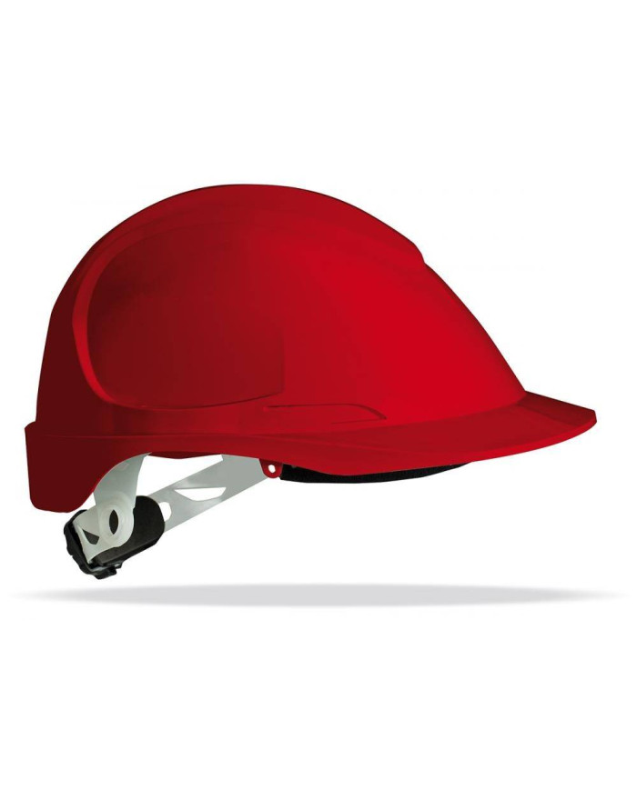Mod. 'THOR'. Casco de protección para la industria eléctricamente aislante, cierre ruleta, arnés textil 6 puntos STEELPRO