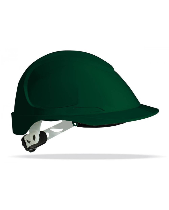 Mod. "THOR". Casco de protección para la industria eléctricamente aislante, cierre ruleta, arnés textil 6 puntos STEELPRO