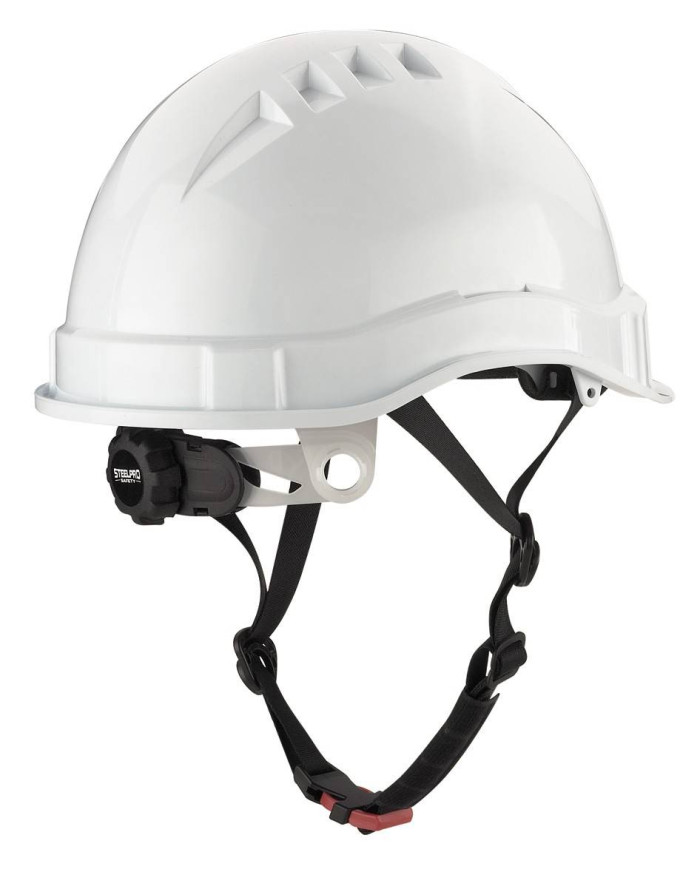Mod. "VOLT". Casco de protección para la industria eléctricamente aislante, cierre ruleta STEELPRO