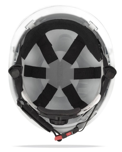 Mod. "VOLT". Casco de protección para la industria eléctricamente aislante, cierre ruleta STEELPRO
