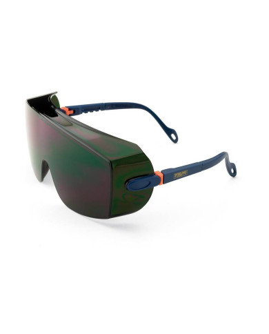 Mod. "CLARENCE". Gafa tipo visita/cubre-gafas de ocular panorámico, con patillas regulables en longitud y ocular pivotante...