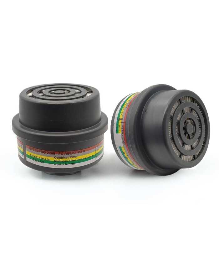 Filtros de rosca STEELPRO para media máscara "BREATH" (ABEK1P3)