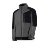 Chaqueta polar modelo VIRACOCHA. Gris/Negro 325 gr METEO