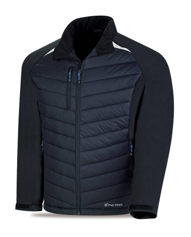 Cazadora Híbrida Softshell mod. OPALO. Negra 320 gr. EN14058 METEO