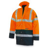 Parka Alta Visibilidad. Naranja /azul marino 320 gr MARCA