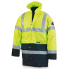 Parka Alta visibilidad. Amarillo/azul marino 320 gr MARCA