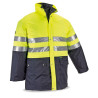 Parka Alta visibilidad. Triple uso amarillo/azul marino 560 gr MARCA