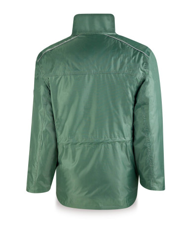 Parka triple uso (chubasquero/husky/chaleco) modelo GALERNA verde 440 gr METEO
