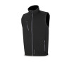 Chaleco Softshell triple lámina modelo LYTIR. Negro 320 gr METEO