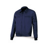 Chaqueta azul marino poliéster/algodón 200 g MARCA