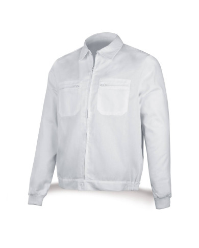Chaqueta blanca poliéster/algodón 200 g MARCA