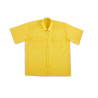 Camisa amarillo poliéster/algodón 95 gr. Manga corta MARCA