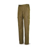 Pantalón beige poliéster/algodón 200 g. Multibolsillos MARCA