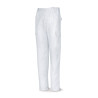 Pantalón blanco poliéster/algodón 200 g. Multibolsillos MARCA