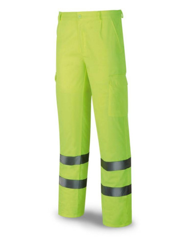 Pantalón Alta Visibilidad poliéster/algodón 200 gr MARCA