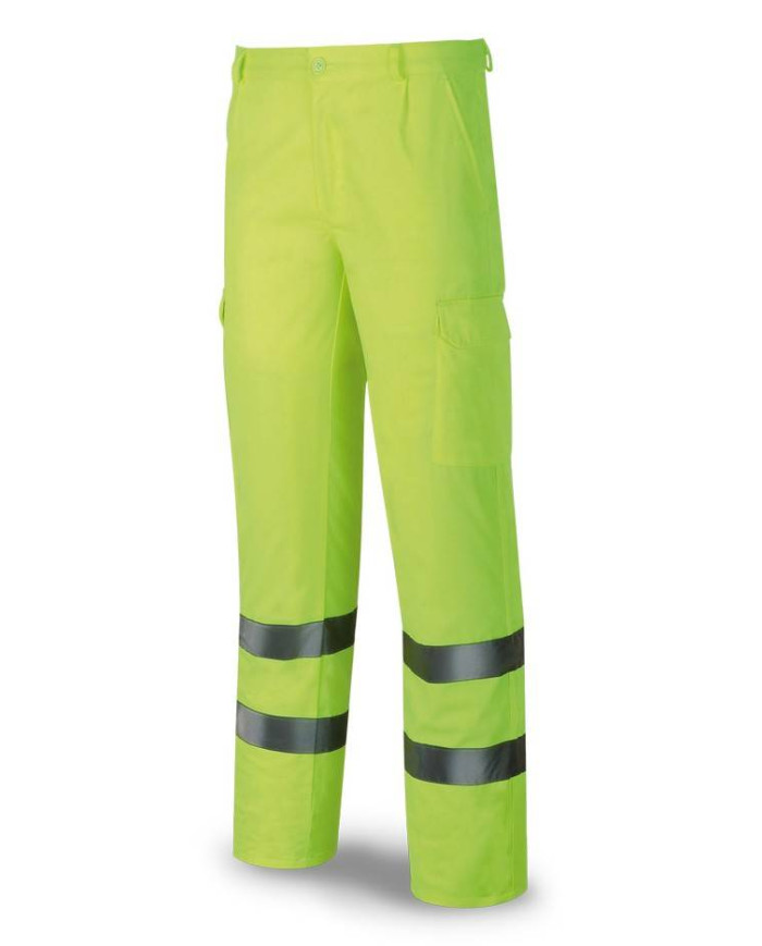 Pantalón Alta Visibilidad poliéster/algodón 200 gr MARCA