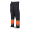 Pantalón bicolor de alta visibilidad poliéster/algodón 200 g MARCA