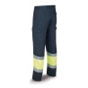 Pantalón bicolor de alta visibilidad poliéster/algodón 200 g MARCA