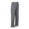 Pantalón gris poliéster/algodón 200 g. Multibolsillos MARCA