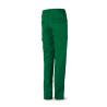 Pantalón verde poliéster/algodón 200 g. Multibolsillos MARCA