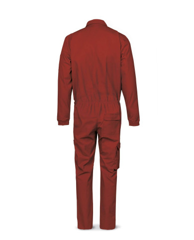 Buzo rojo poliéster/algodón de 245 g MARCA