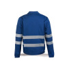 Chaqueta azulina algodón con bandas reflectantes 245 g MARCA